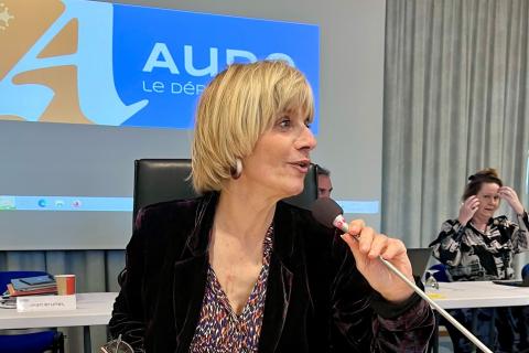 Hélène Sandragné présidente du Département de l'Aude