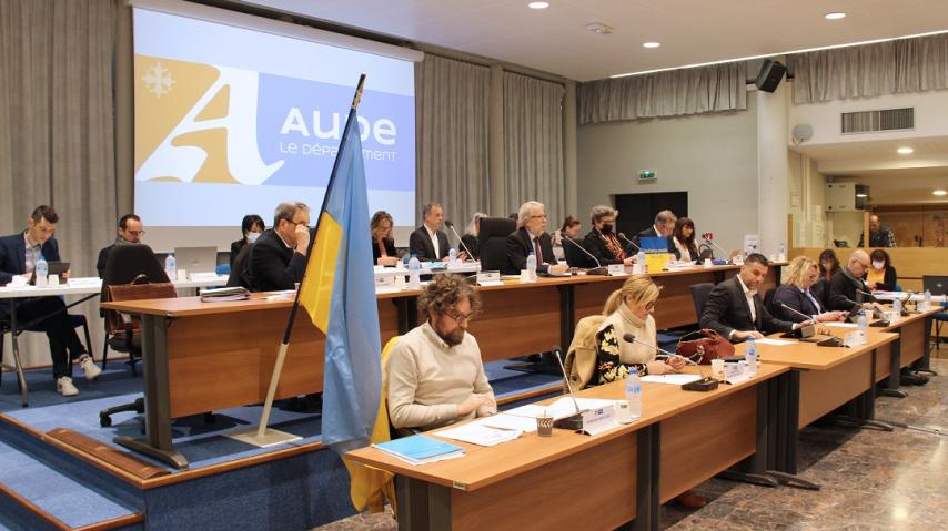 Session du conseil départemental de l'Aude 15 mars 2022